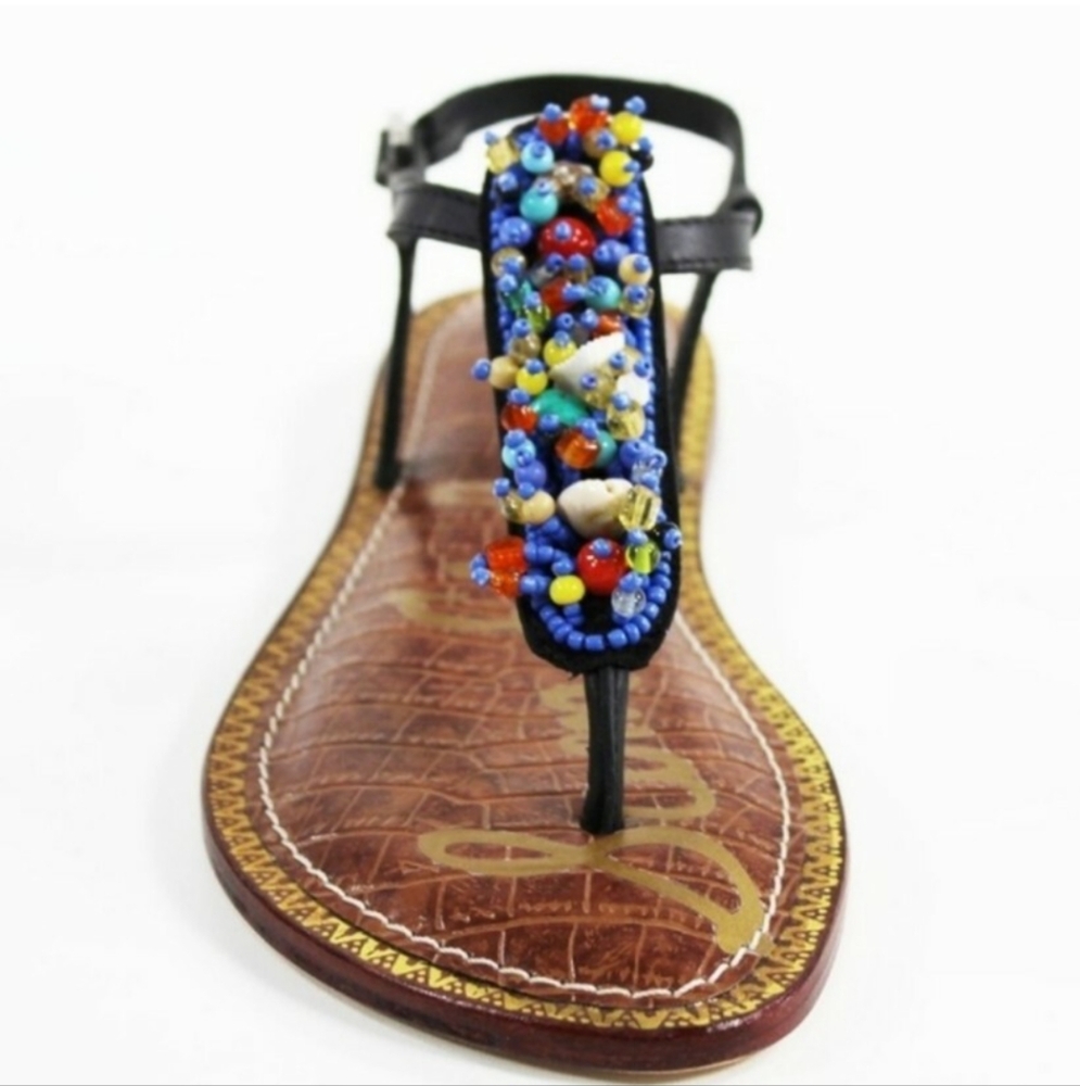 Sam Edelman Beaded Strap S - sz 7.5